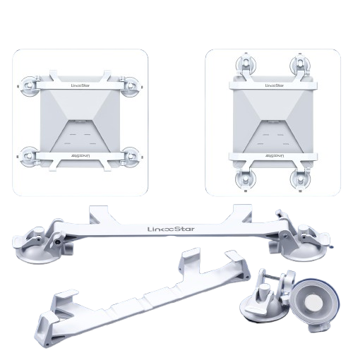 Starlink Mini Dual Suction Car Mount for Sunroof & Dashboard