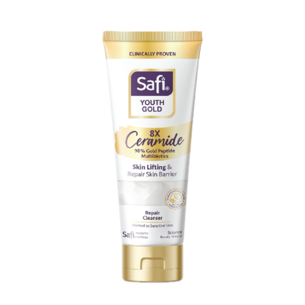 SAFI Youth Gold 8X Ceramide Repair Cleanser 100g